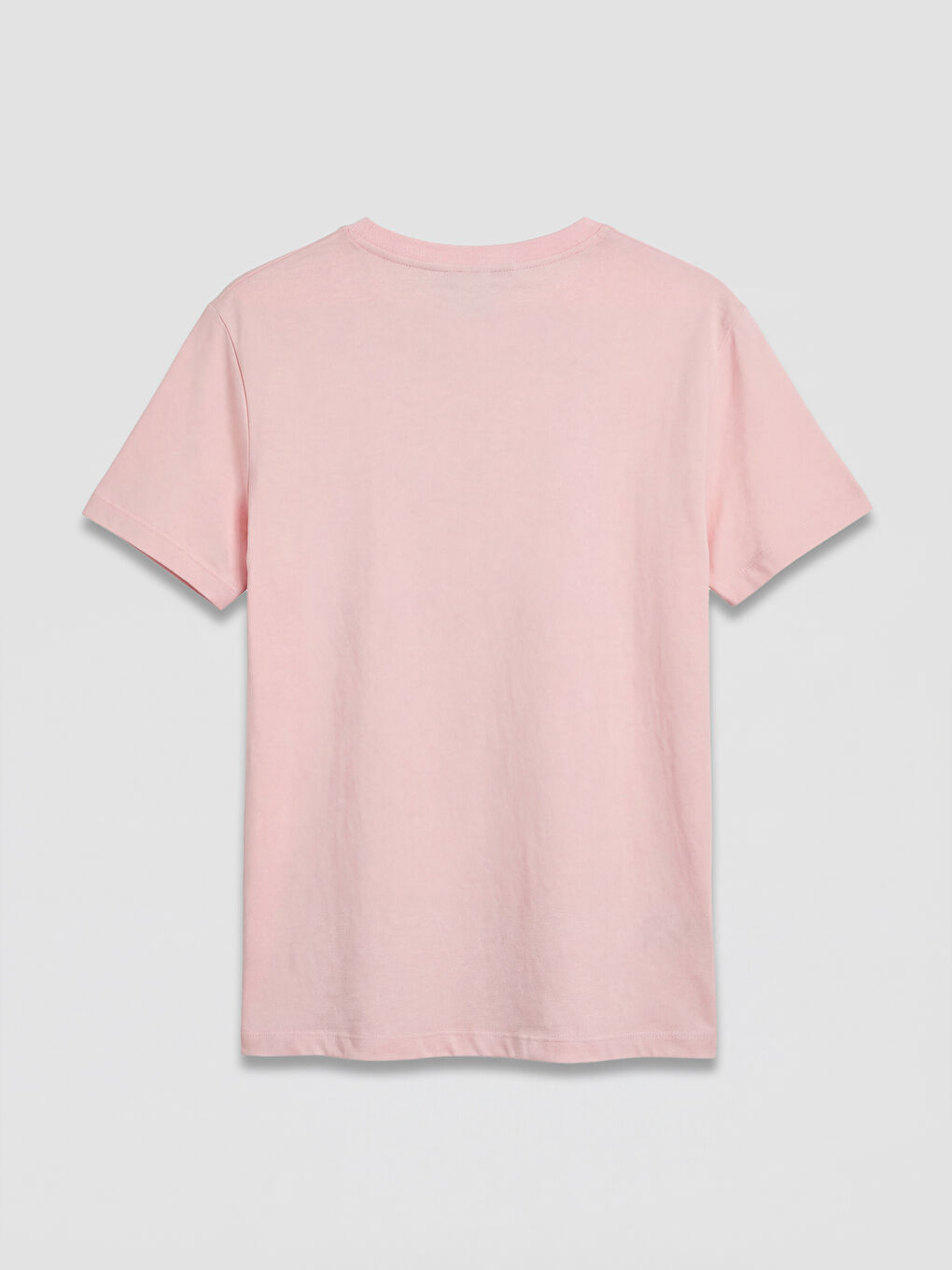 تيشيرت مطبوع بياقة دائرية للسيدات-1