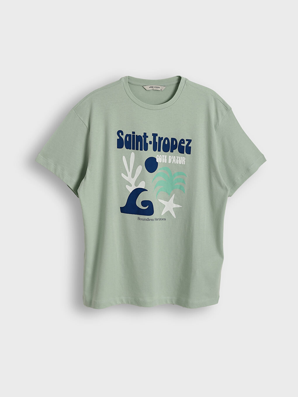Crew Neck Printed Women's T-Shirt -S5KY09Z8-GAQ