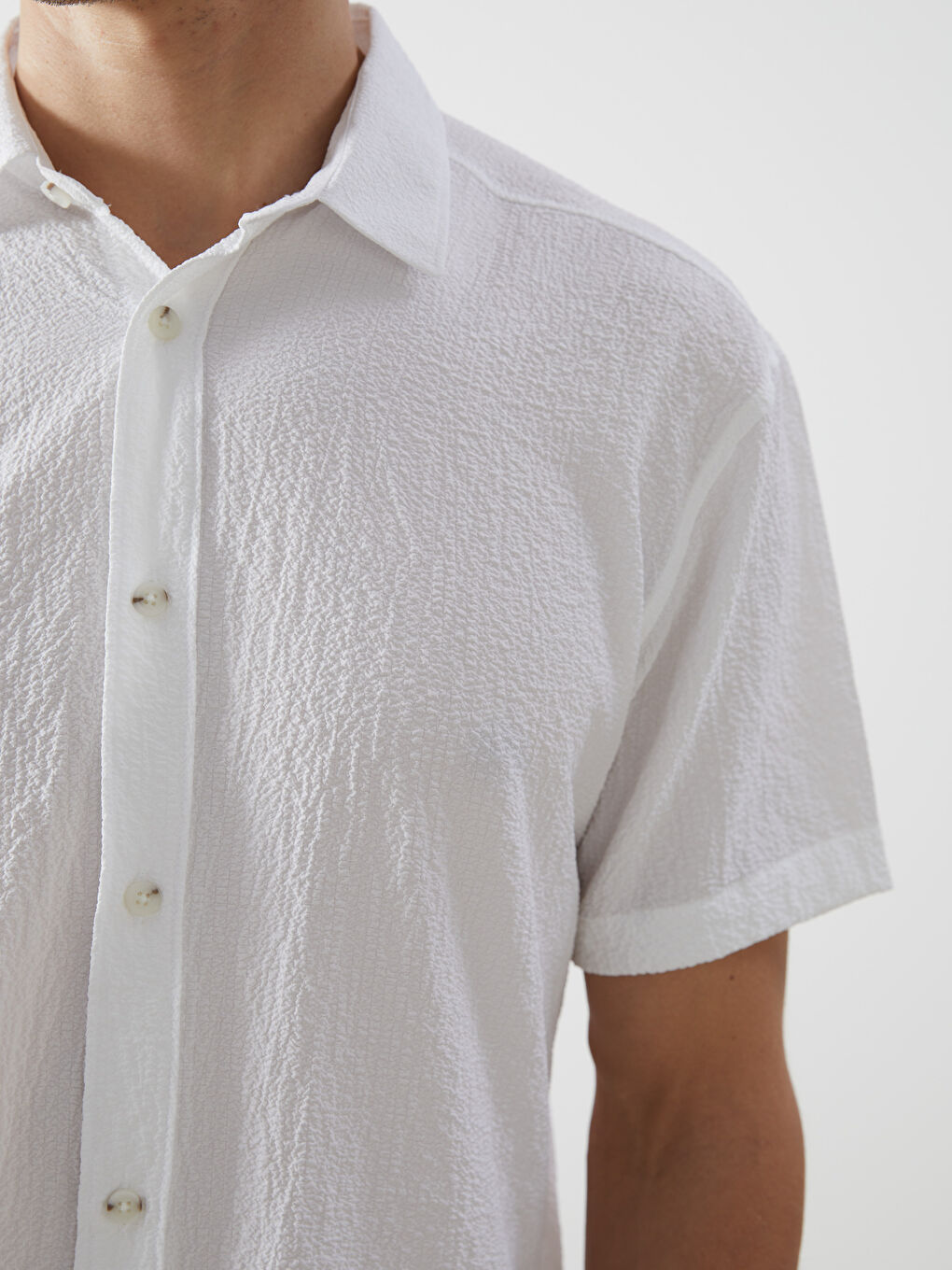 LCW Vision Regular Fit Short Sleeve Men's Shirt -W55111Z8-R9J