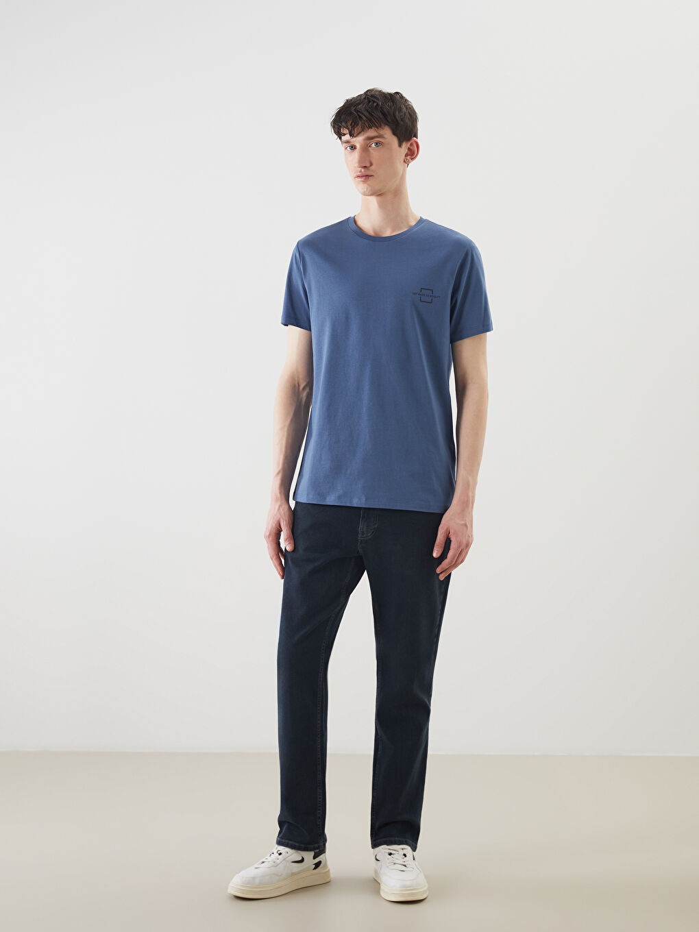 LCW ECO Crew Neck Printed Men's T-Shirt -S5KY60Z8-SDL