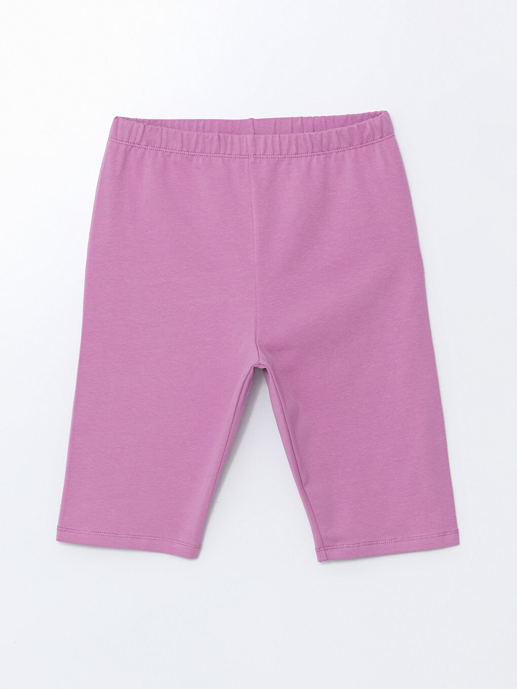 Girl's Elastic Waist Short Leggings -S5L023Z4-YNL