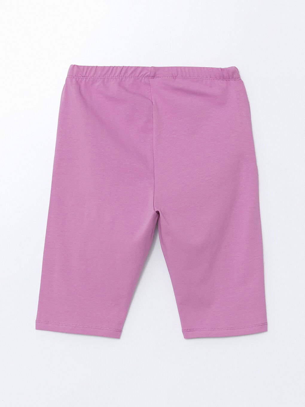 Girl's Elastic Waist Short Leggings -S5L023Z4-YNL