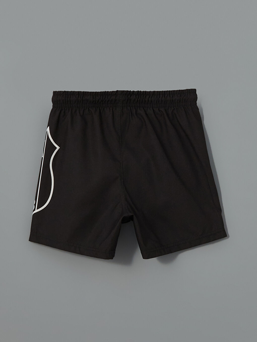 Siyah Bisiklet Yaka Beşiktaş Baskılı Erkek Çocuk Atlet ve Deniz Şortu-6