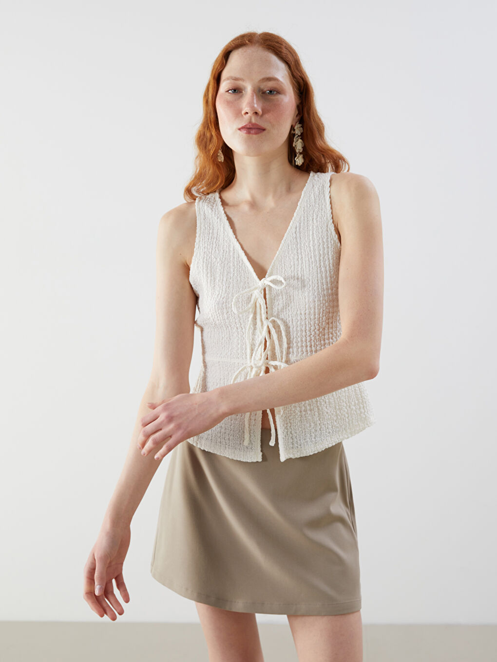 LC Waikiki Woman ECRU Blouse -S5L078Z8-FDL