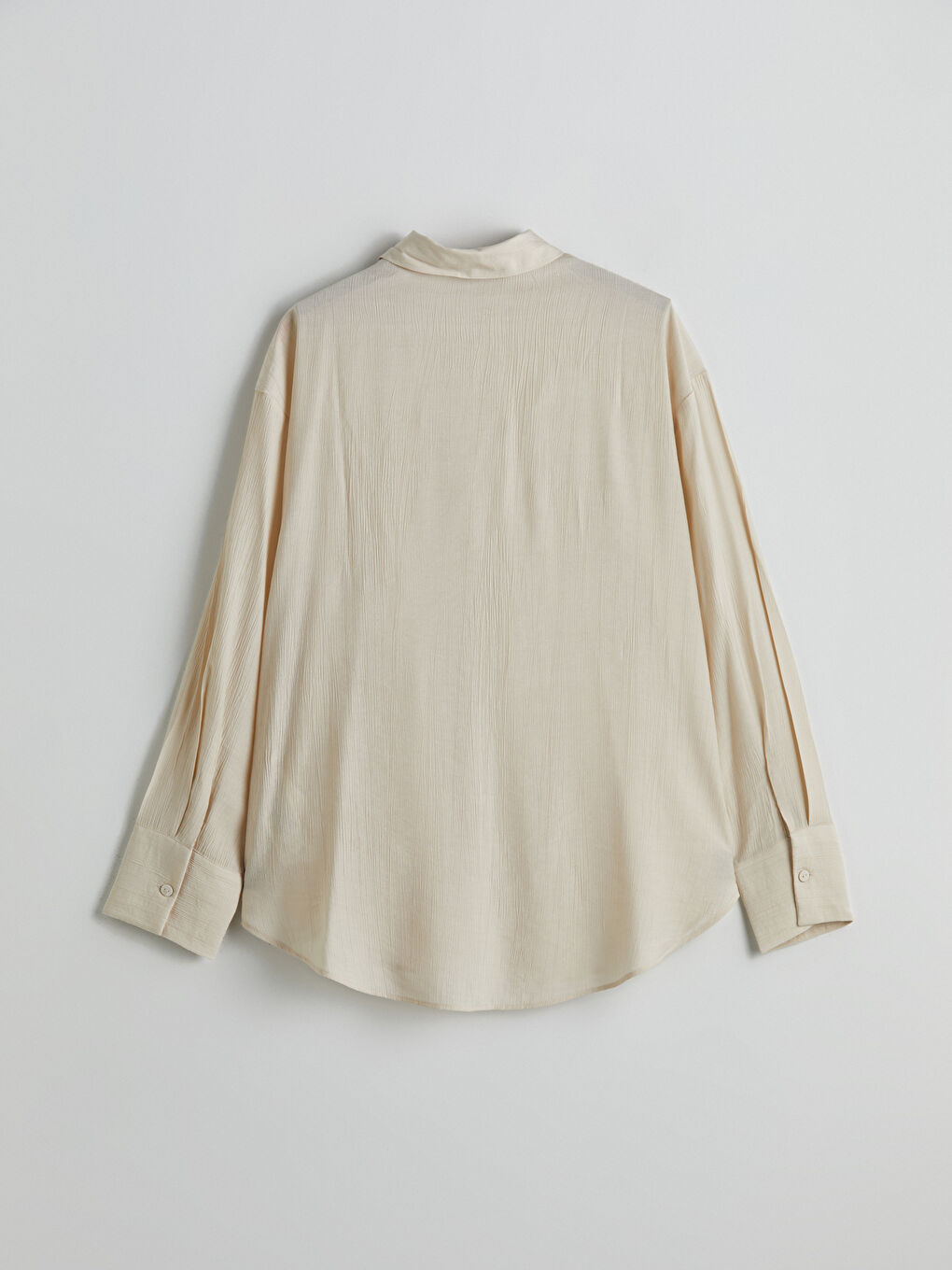 Oversize Textured Women's Shirt-5