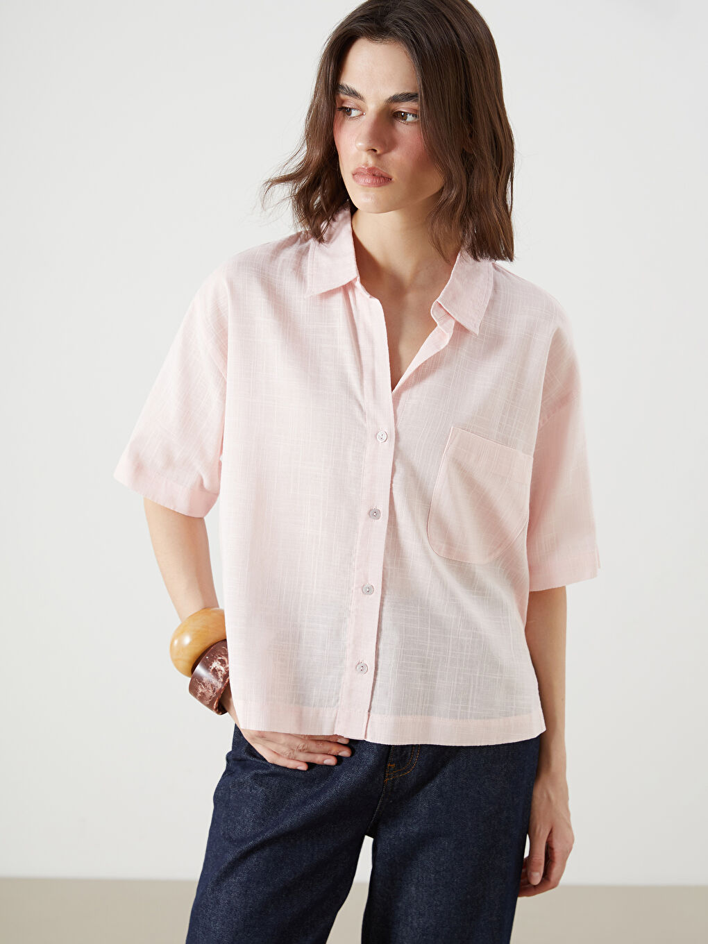 LCW Vision Woman PINK Shirt -S5L099Z8-FUH