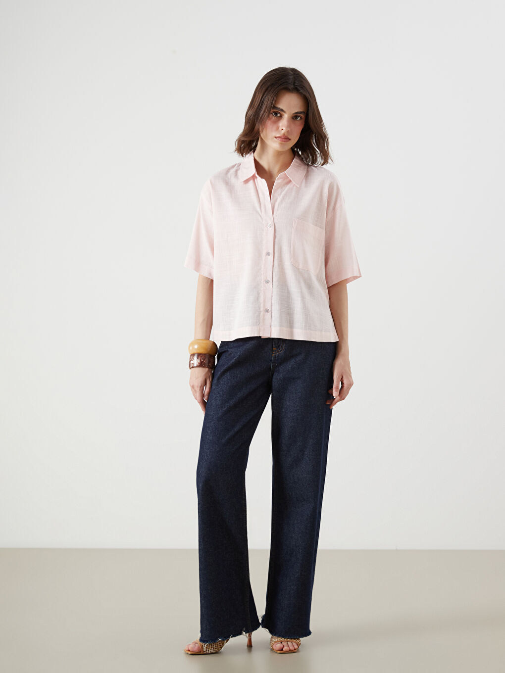 LCW Vision Woman PINK Shirt -S5L099Z8-FUH