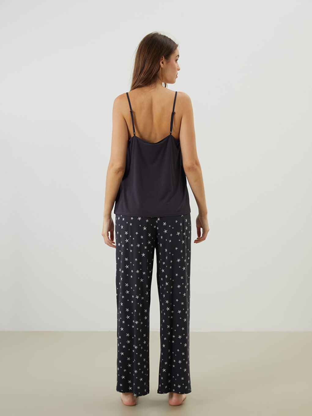LCW DREAM Crew Neck Printed Women's Pyjama Set -S5L115Z8-LQ9