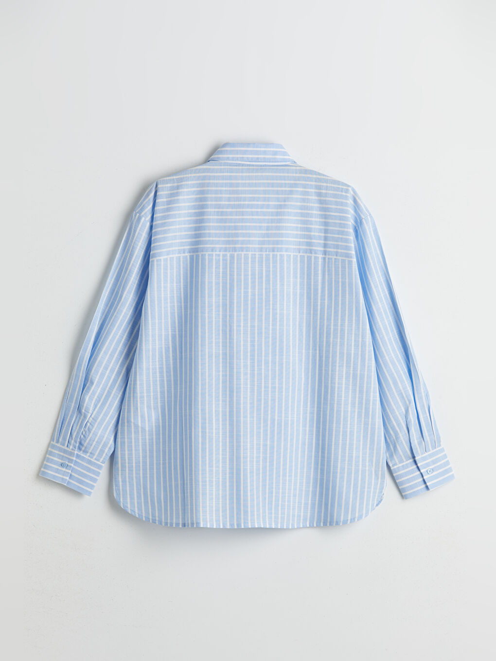 әйелдерге арналған жолақты оверсайз жейде-5