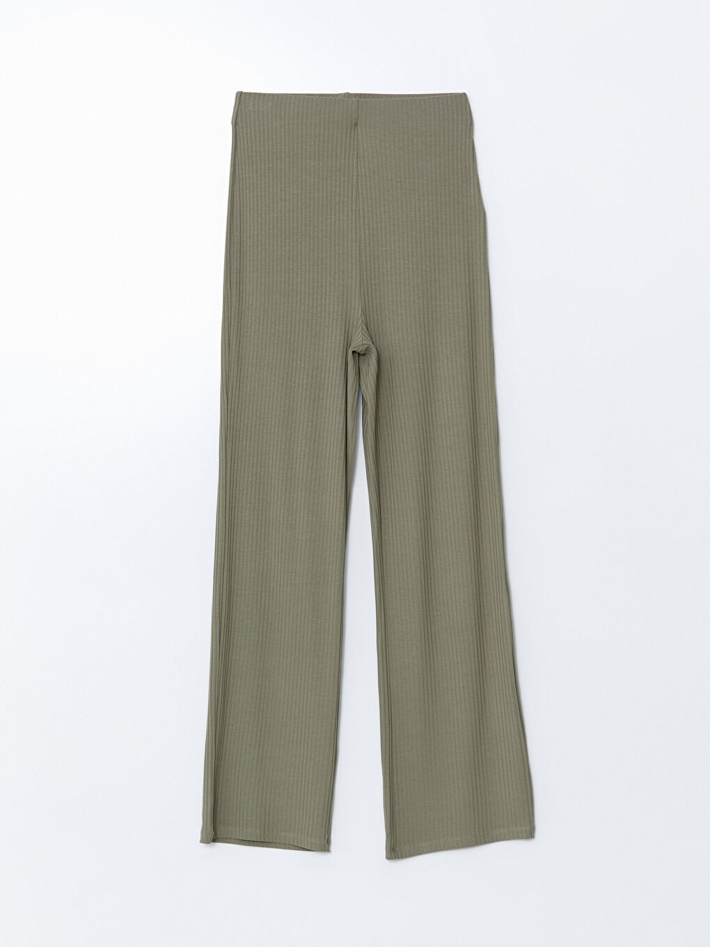 Teksturisane pantalone za žene sa elastičnim strukom -S5L147Z8-RYR