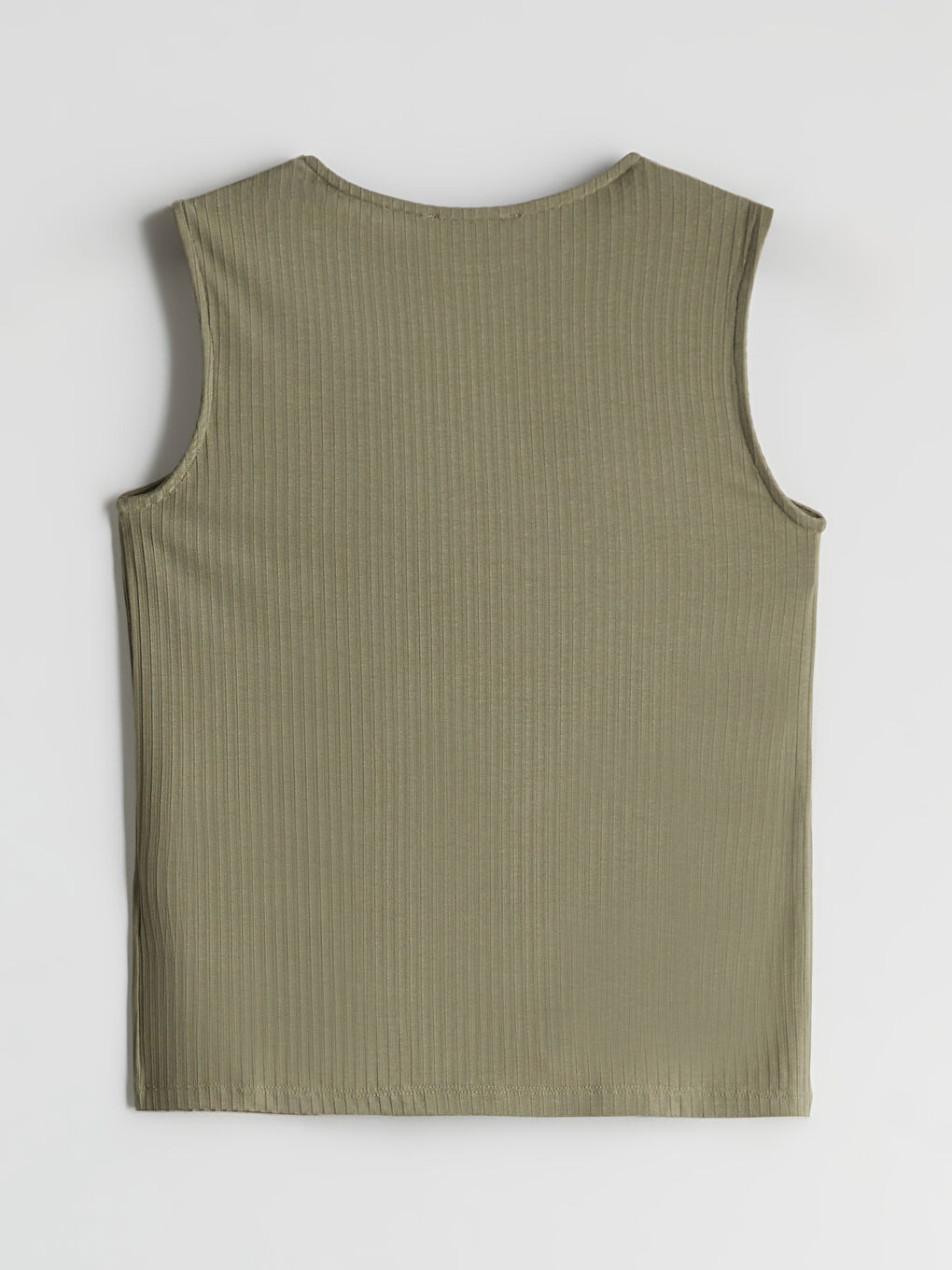 Crew Neck Textured Women's Tank Top -S5L153Z8-RYR