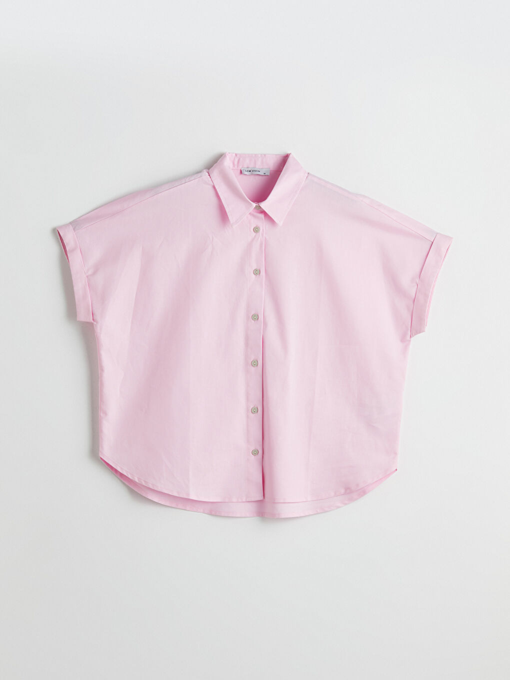 LCW Vision Linen Blend Oversize Women's Shirt -S5L166Z8-G7H