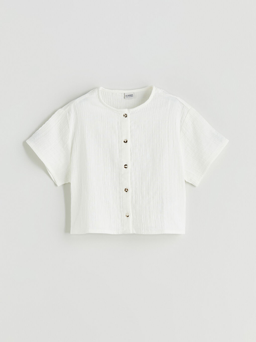 Girl ECRU Shirt -S5L177Z4-R9J
