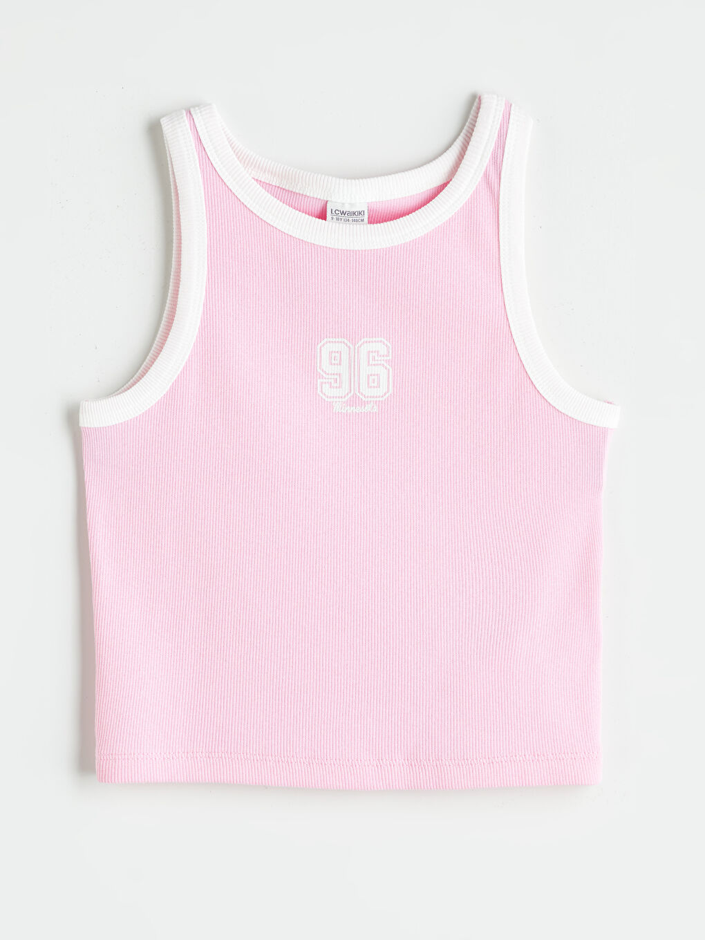Crew Neck Girl's Crop Singlet -S5L211Z4-QY8