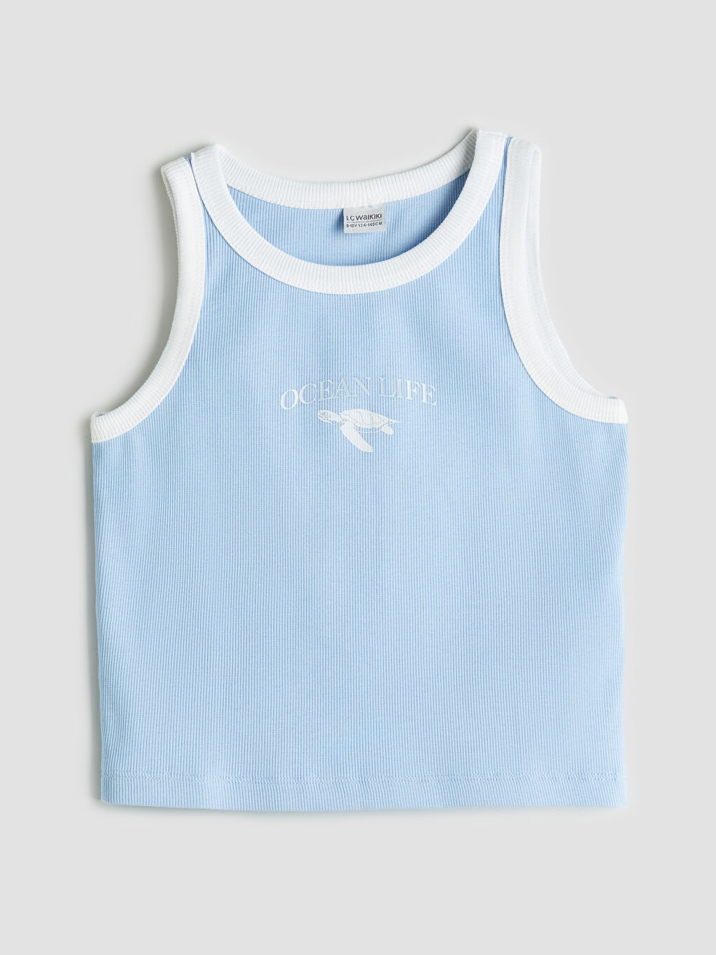 Crew Neck Girl's Crop Singlet -S5L211Z4-YTE