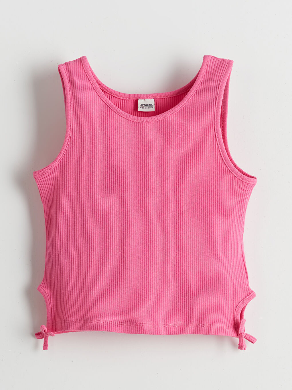 Crew Neck Girl's Crop Singlet -S5L212Z4-YTL