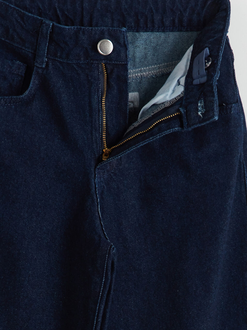 Girl's Jean Trousers with Adjustable Elastic Waist -S5L239Z4-309
