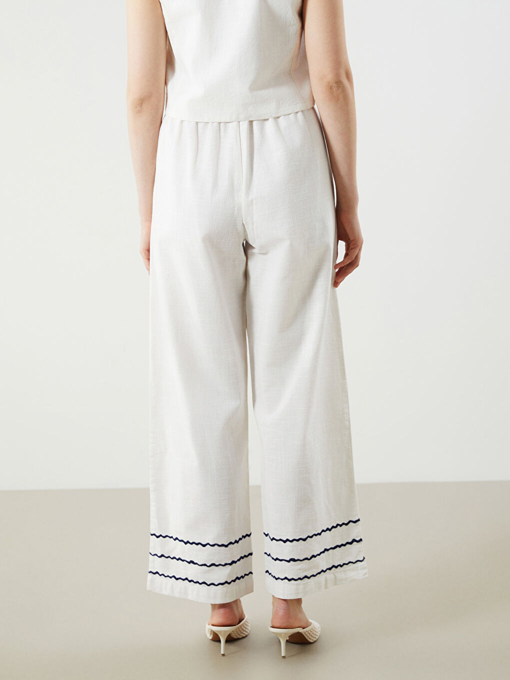 LCWAIKIKI Classic Woman NAVY Trousers -S5L270Z8-LSJ