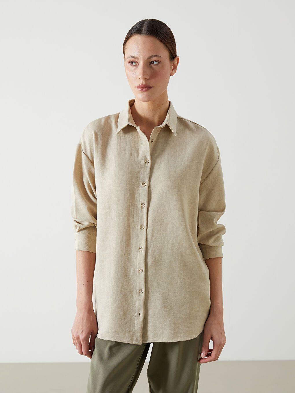 LC Waikiki Loose Fit Women's Shirt -S5L274Z8-E0B