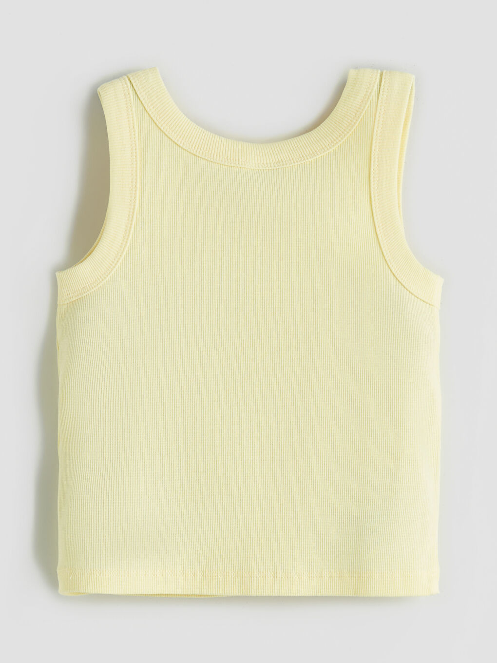 Crew Neck Girl's Crop Singlet-1