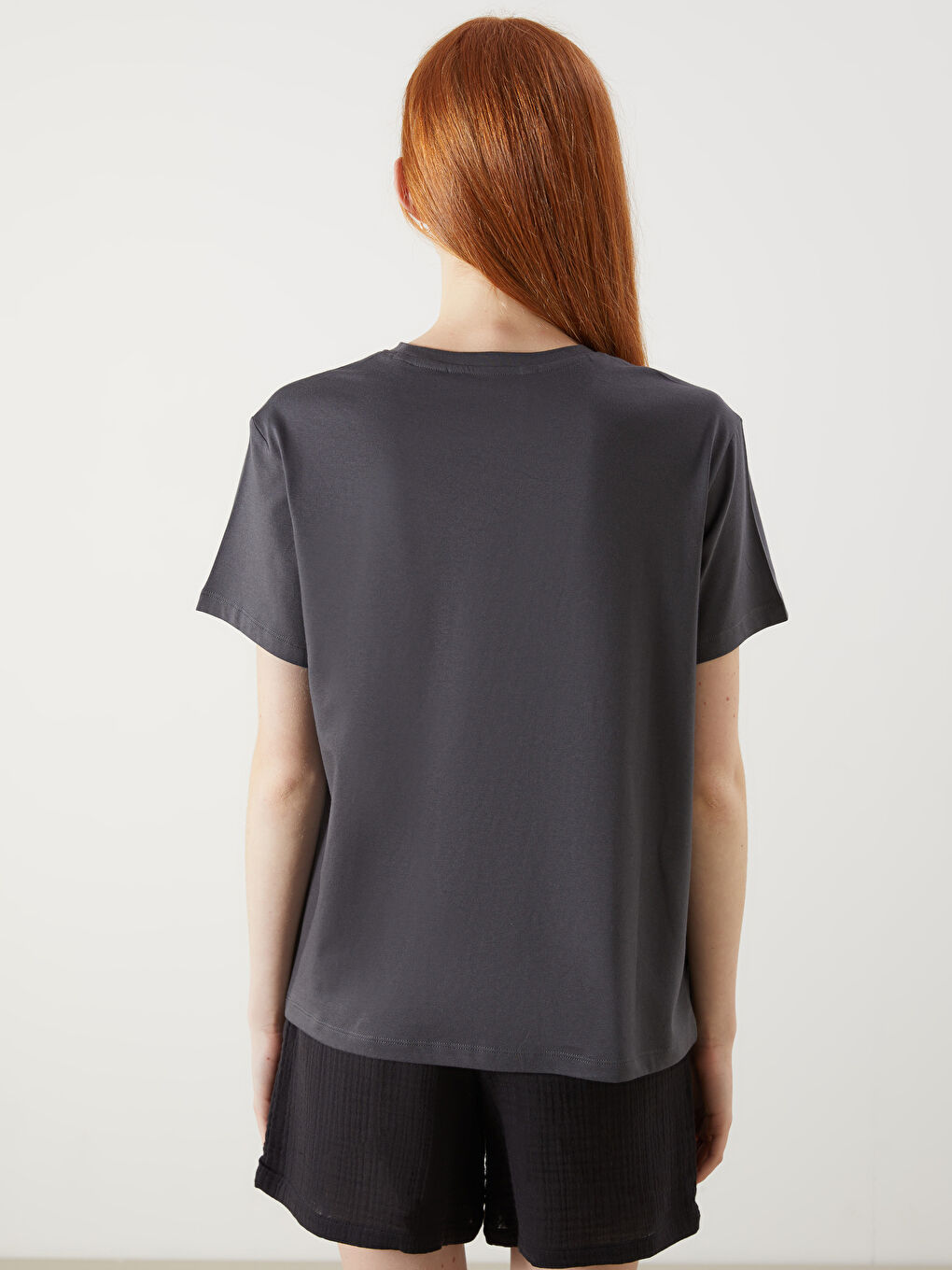 Crew Neck Mickey and Friends Licensed Oversize Women's T-Shirt-3