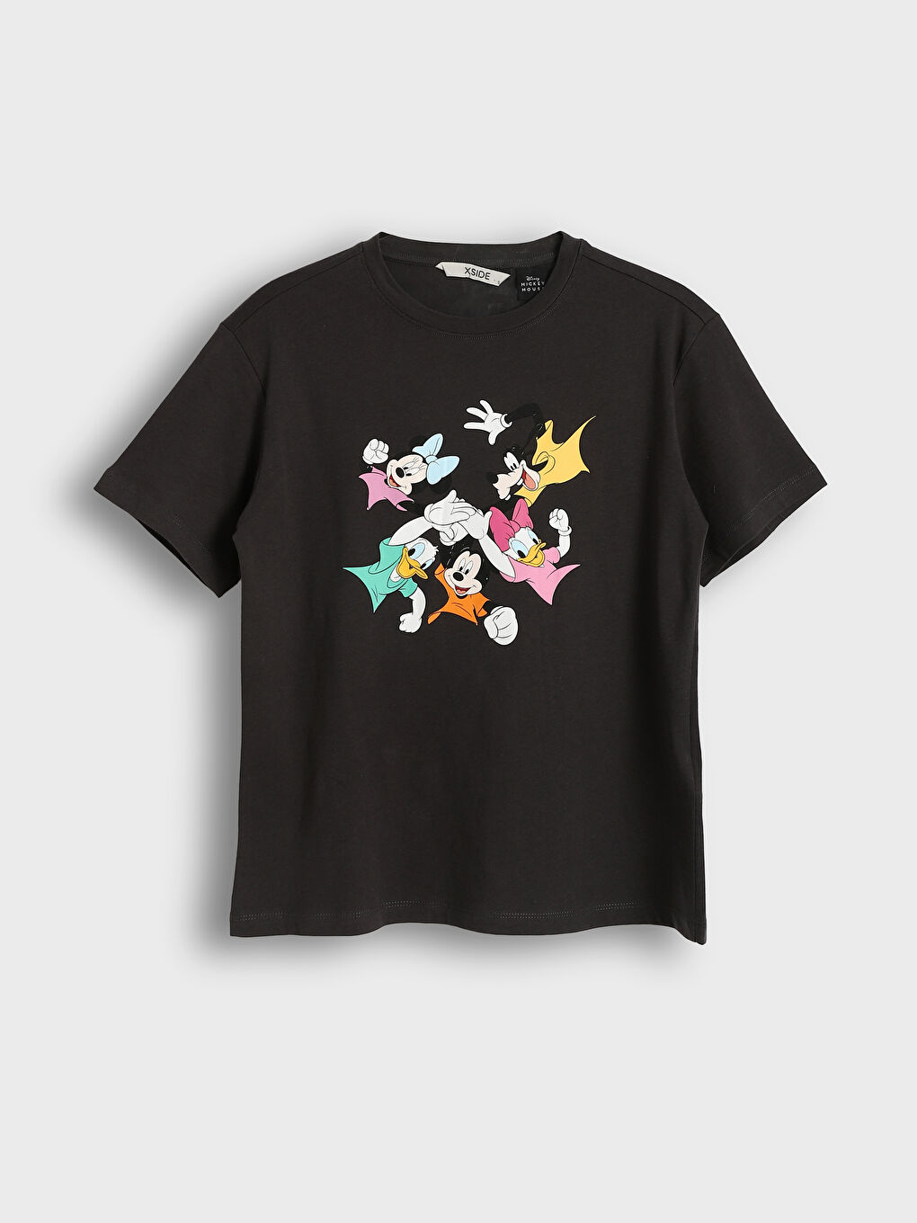 Crew Neck Mickey and Friends Licensed Oversize Women's T-Shirt-4