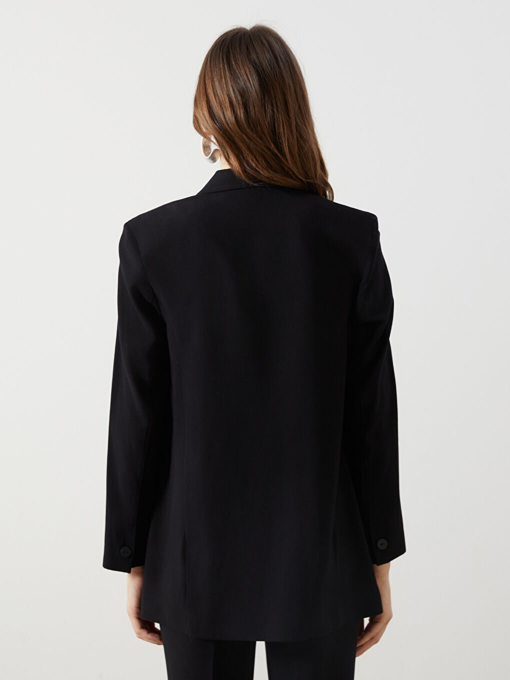 LCW Modest Siyah Kadın Blazer Ceket - 3