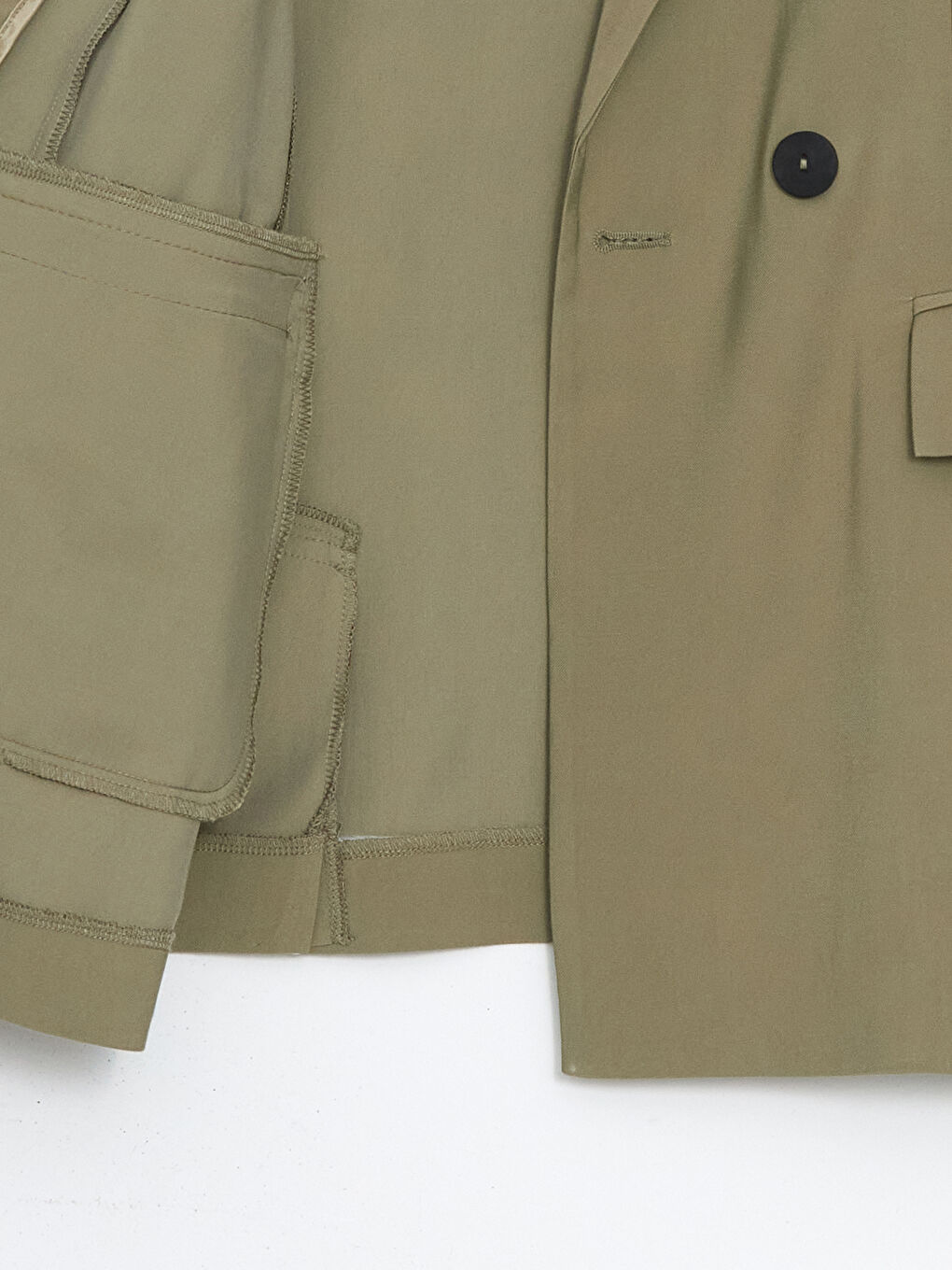 LCW Modest Haki Kadın Blazer Ceket - 5