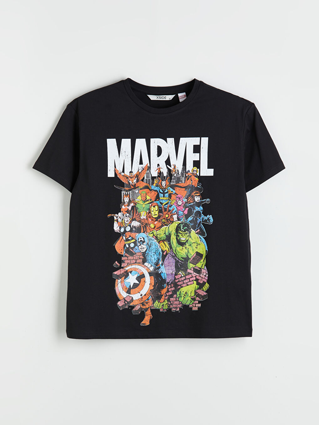 Crew Neck Marvel Licensed Women's T-Shirt-4