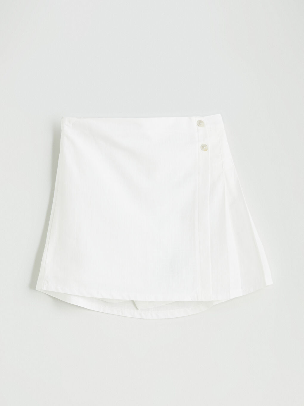 Elastic Waist Pleated Girl's Shorts Skirt -S5L328Z4-R9J