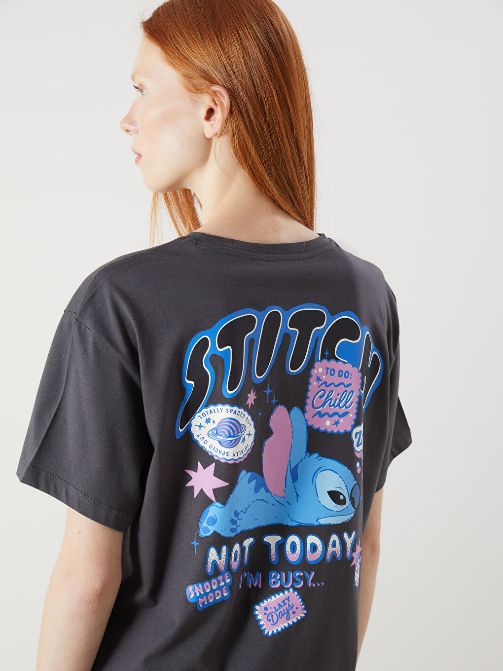 Crew Neck Stitch Licensed Women's T-Shirt