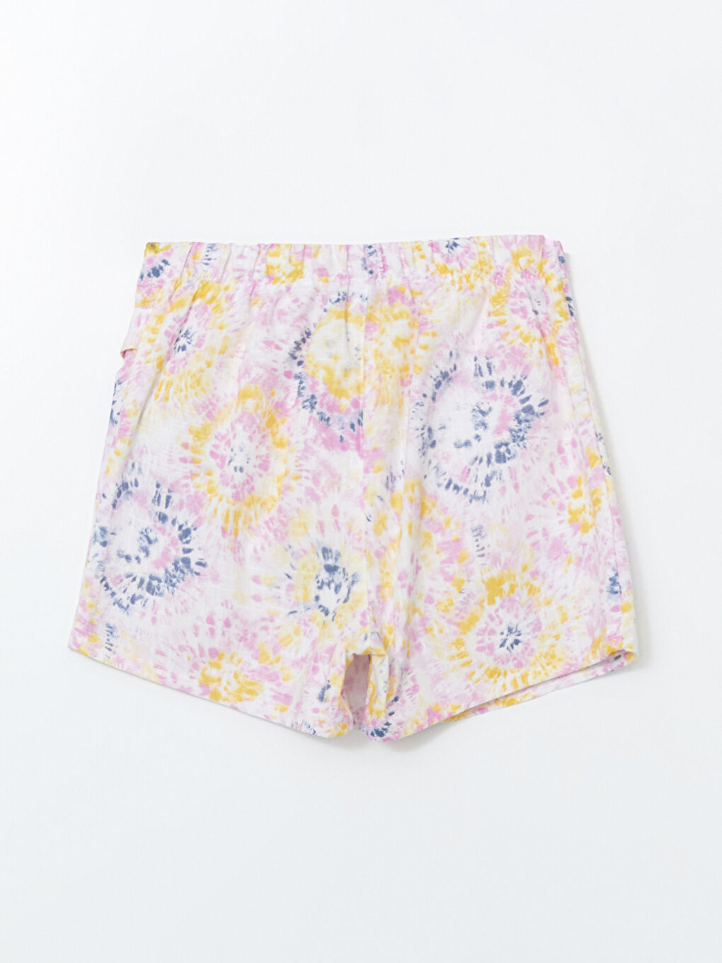 Elastic Waist Batik Patterned Girl'S Skirt Shorts -S5L342Z4-F9C