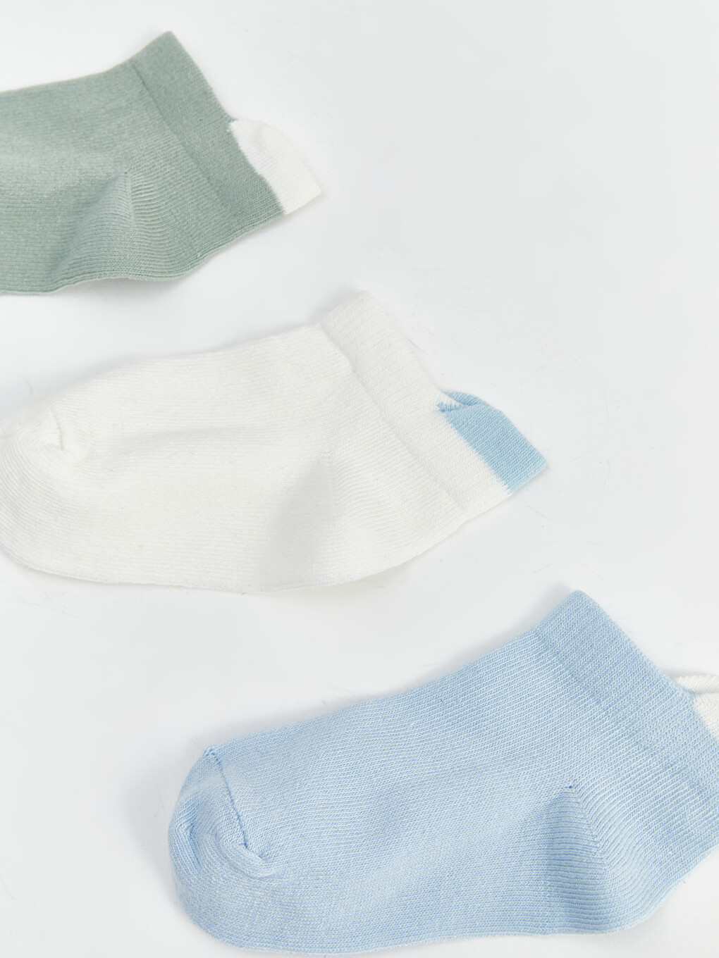 Basic Baby Boys' Booties Socks 3-Pack-1