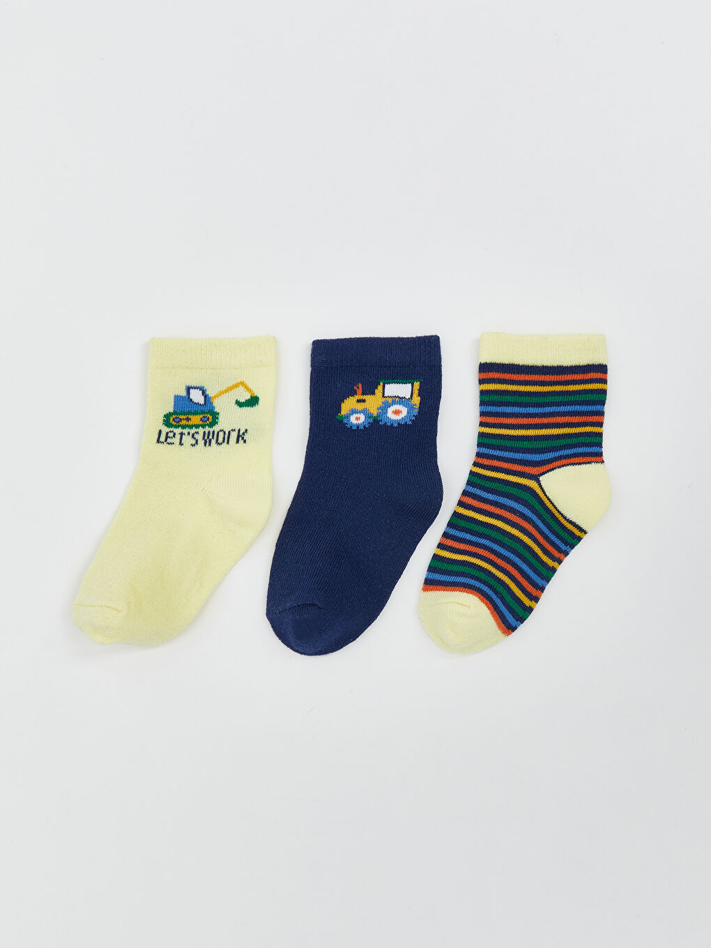 Printed Boys' Ankle Socks 3-pack -S5L357Z1-TF0