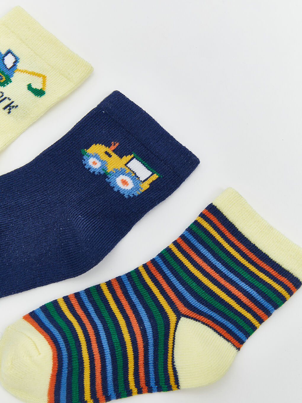 Printed Boys' Ankle Socks 3-pack -S5L357Z1-TF0