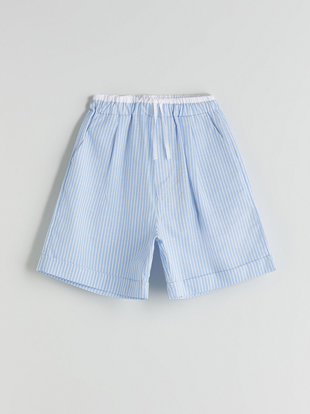 LCW Kids Girls' Shorts with Elastic Waist -S5L373Z4-LEN