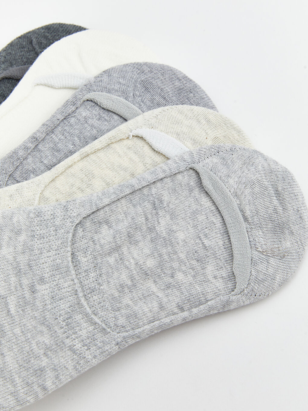 LCW DREAM Women's Plain Invisible Socks 5 Pack -W55738Z8-LAP