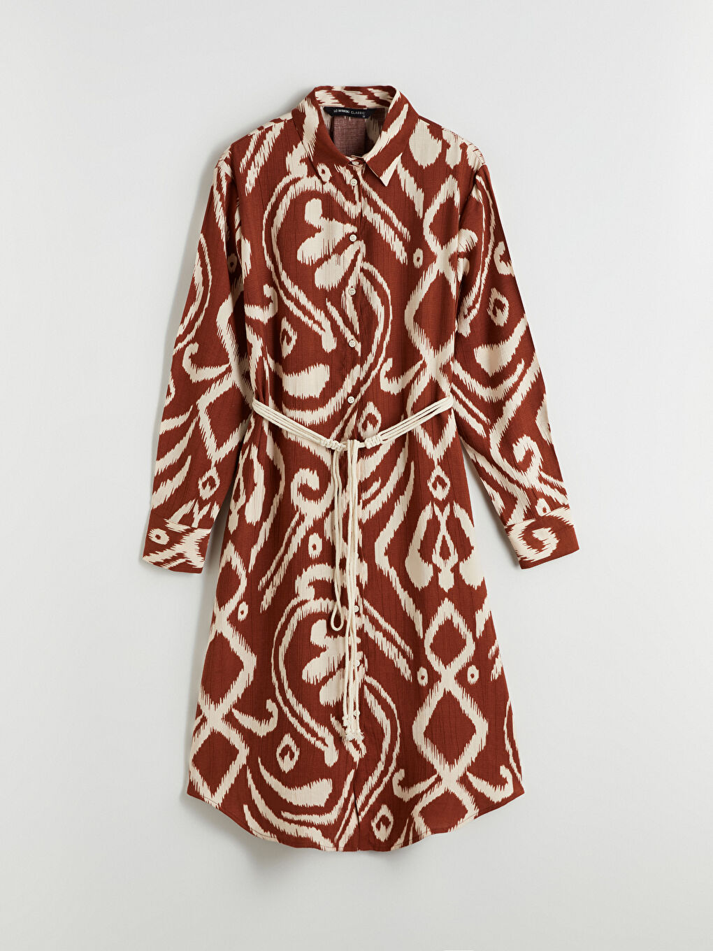 LCWAIKIKI Classic Patterned Women's Shirt Tunic -S5L477Z8-LSR