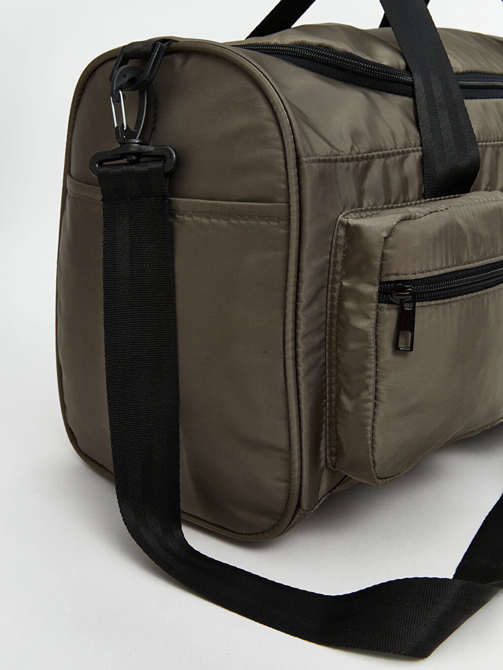 Haki Çok Bölmeli Erkek Spor Çanta-1