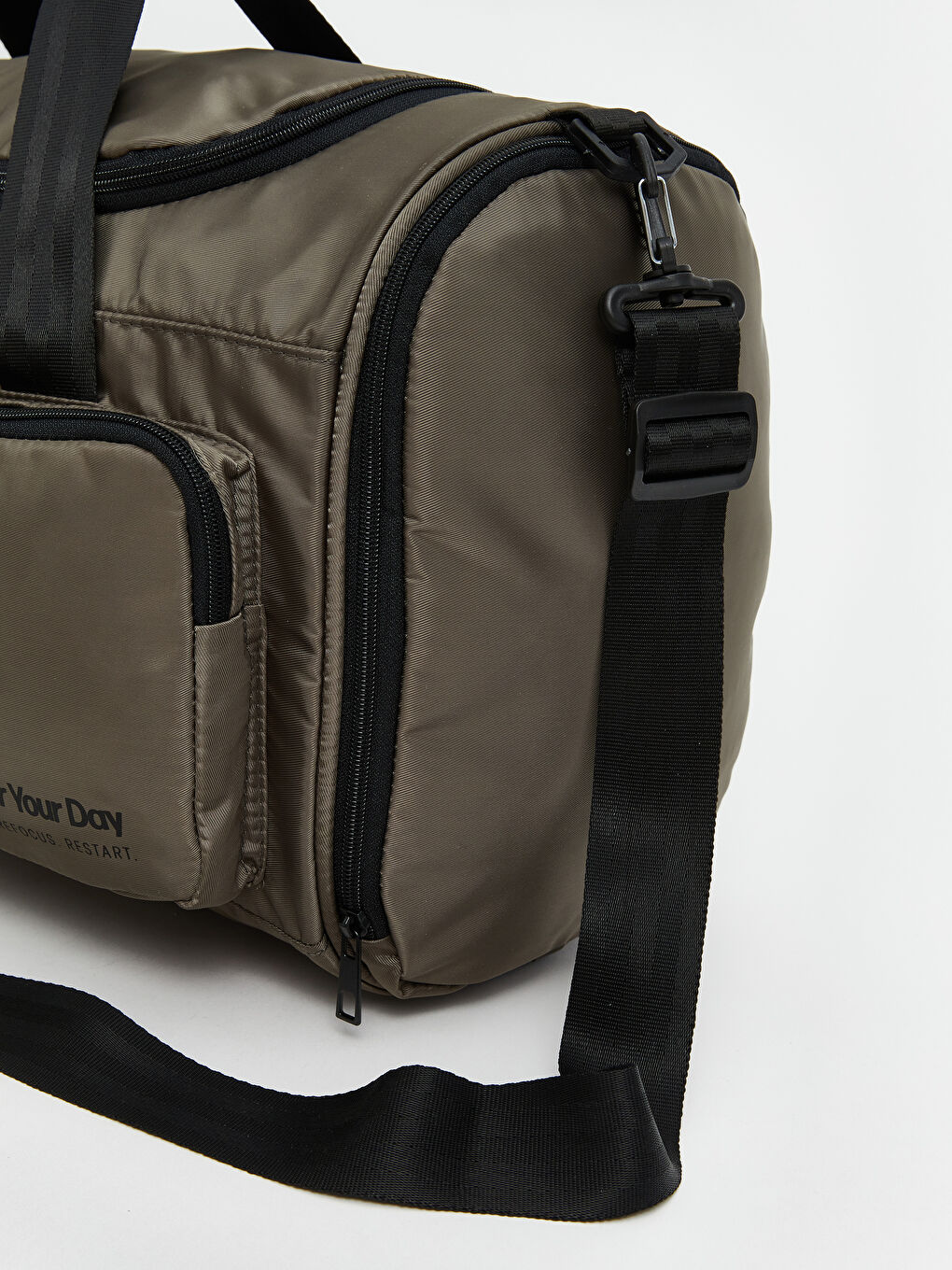 Haki Çok Bölmeli Erkek Spor Çanta-2