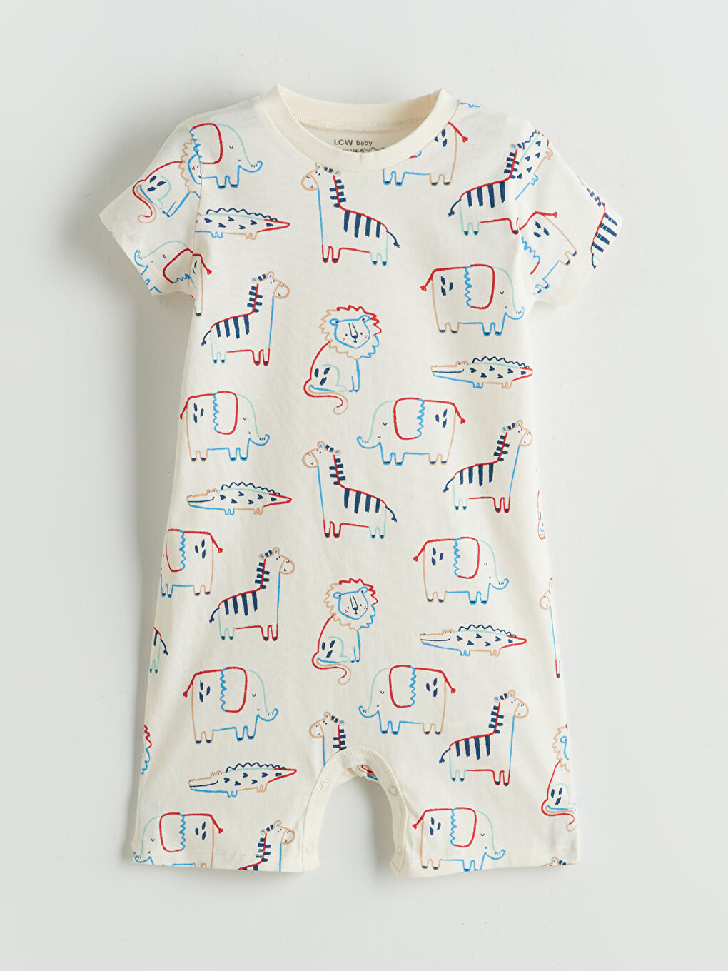 Crew Collar Baby Boy Rompers 2 Pack -S5L570Z1-LQA