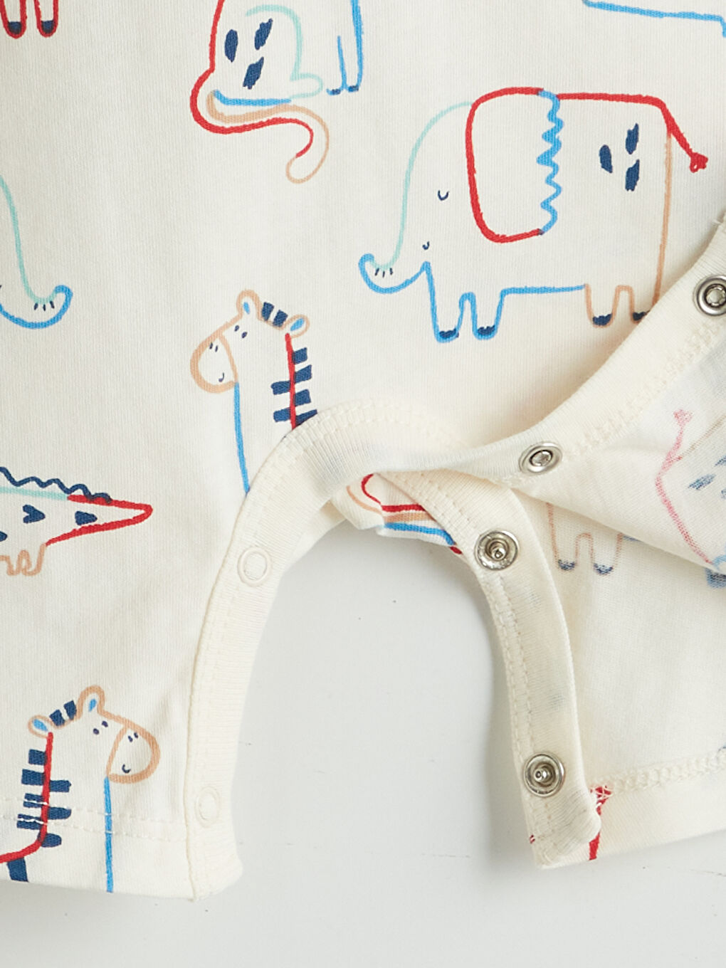 Crew Collar Baby Boy Rompers 2 Pack -S5L570Z1-LQA