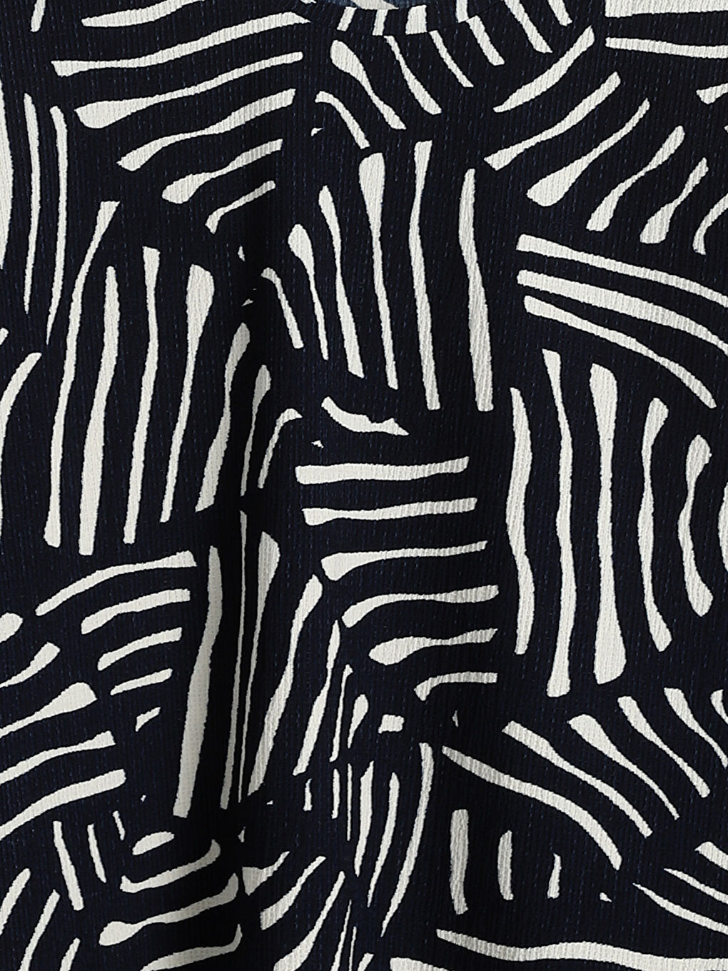 Crew Neck Patterned Women's Tunic-7