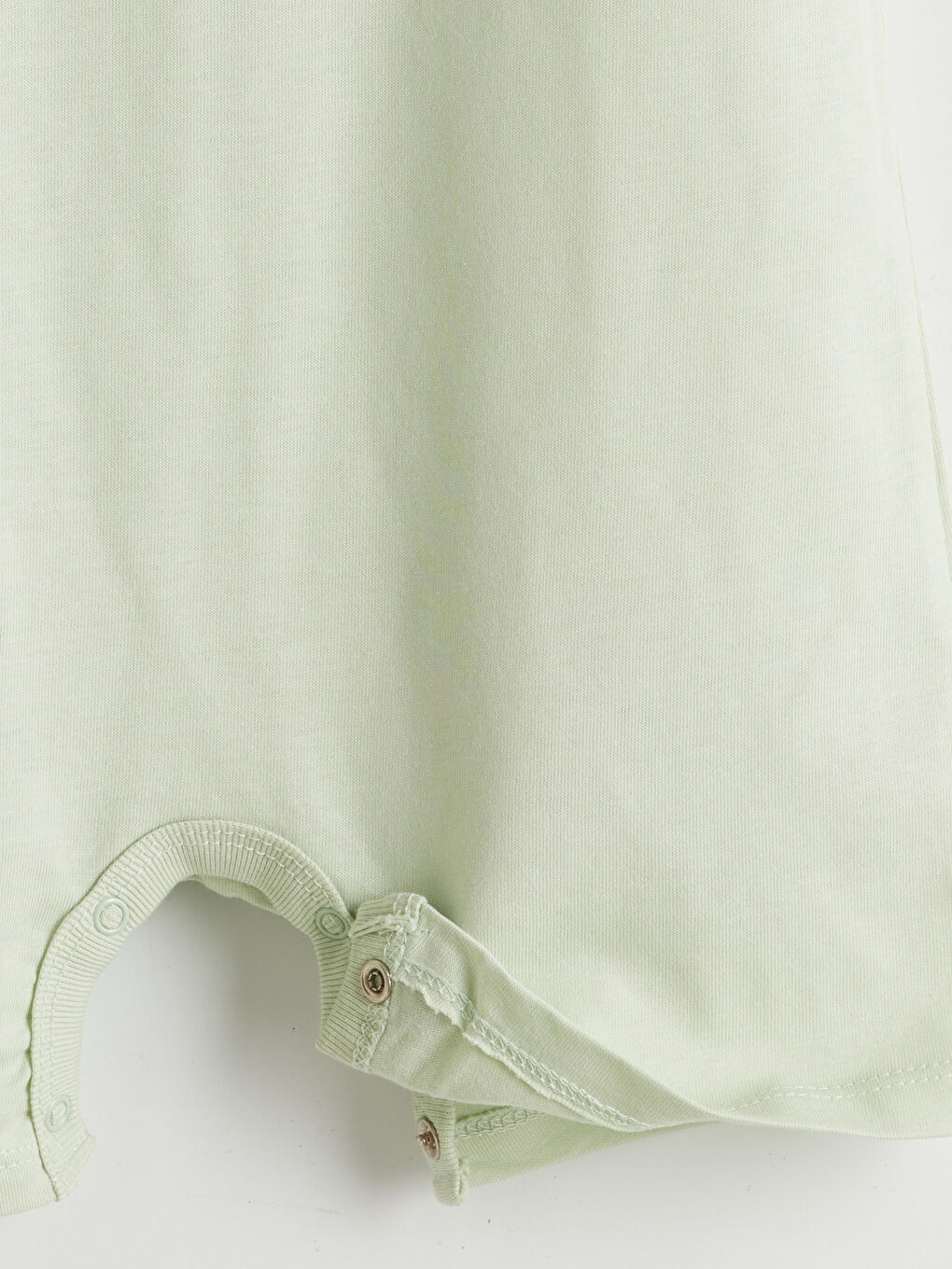 Bej Erkek Bebek Kısa Kollu Tulum-2