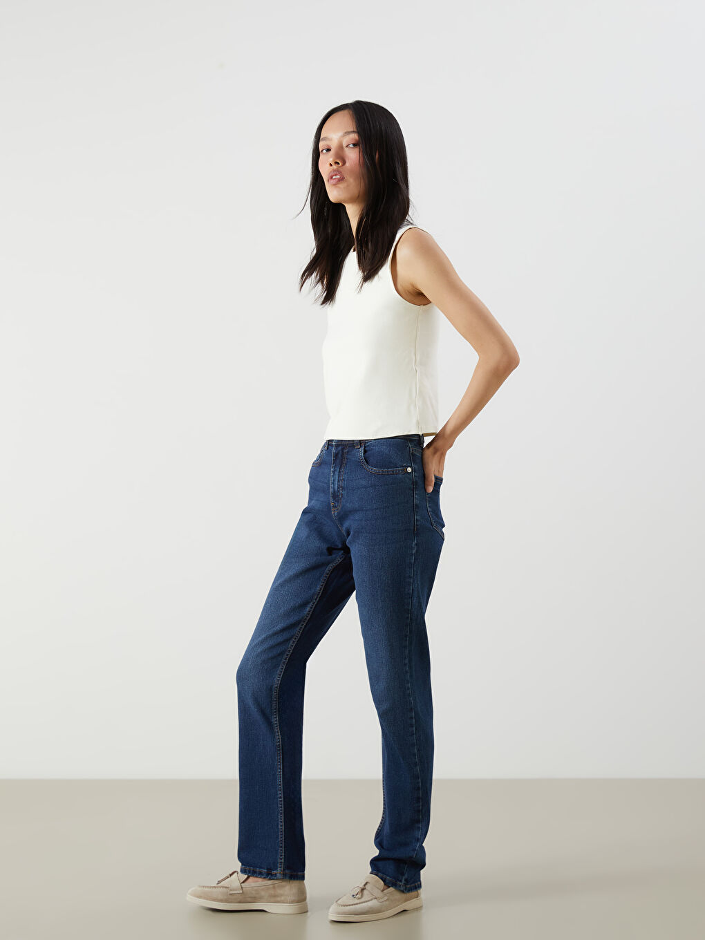 Прямые Джинсы Для Женщин