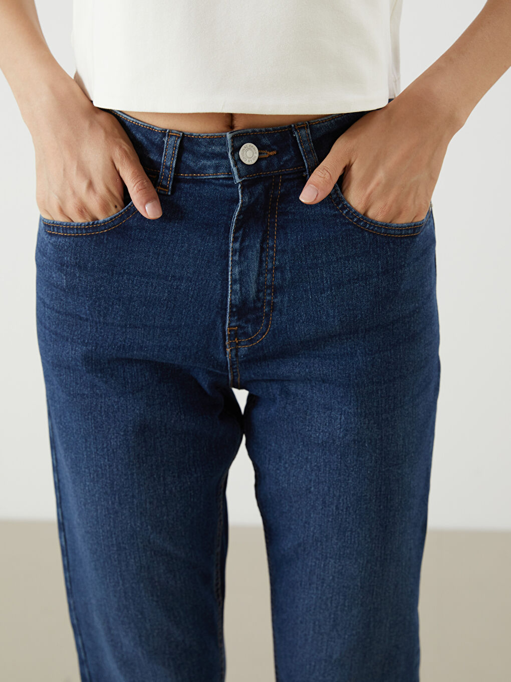 Прямые Джинсы Для Женщин-2