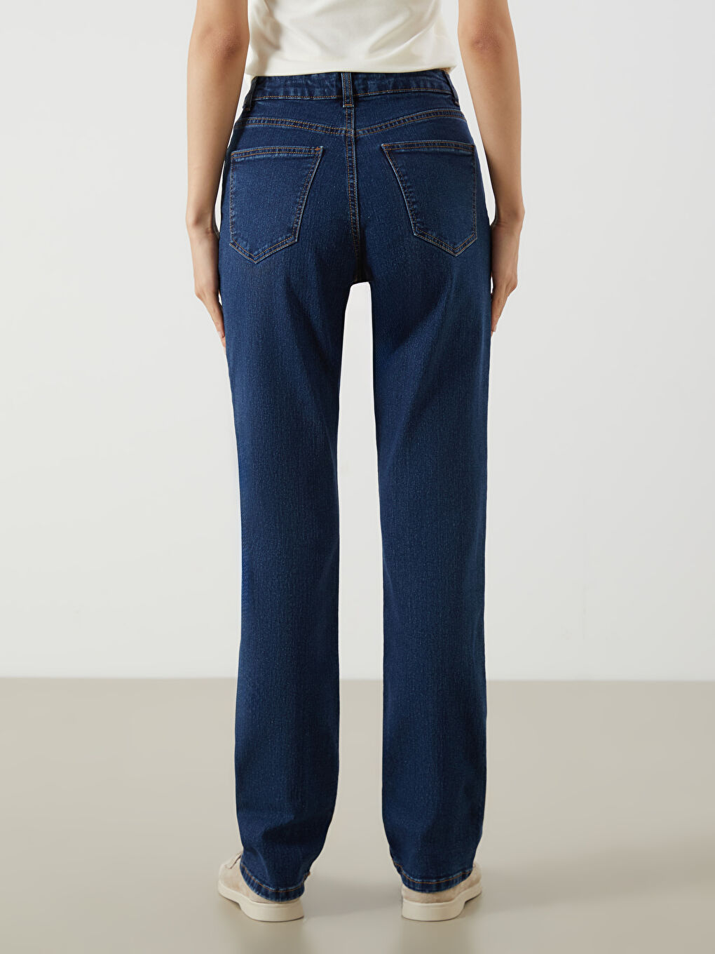 Прямые Джинсы Для Женщин-3