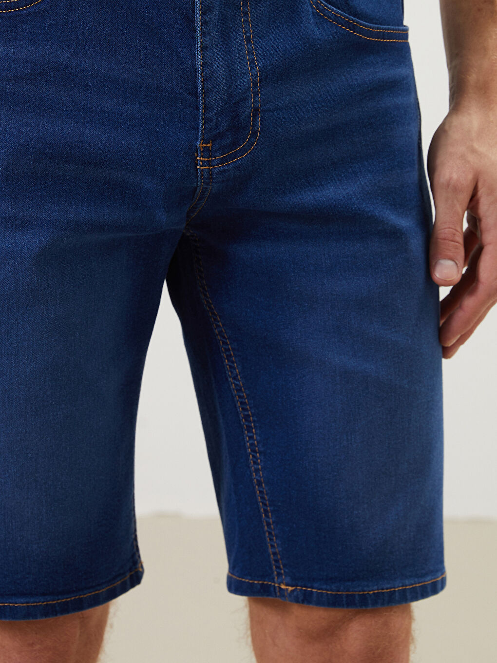 Super Skinny Fit Men's Jean Shorts -S5L651Z8-507
