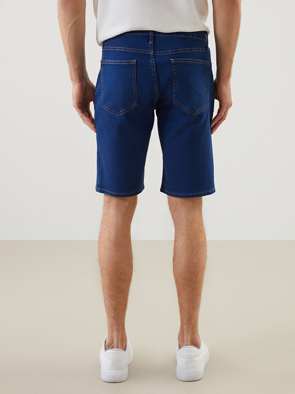 Super Skinny Fit Men's Jean Shorts -S5L651Z8-507