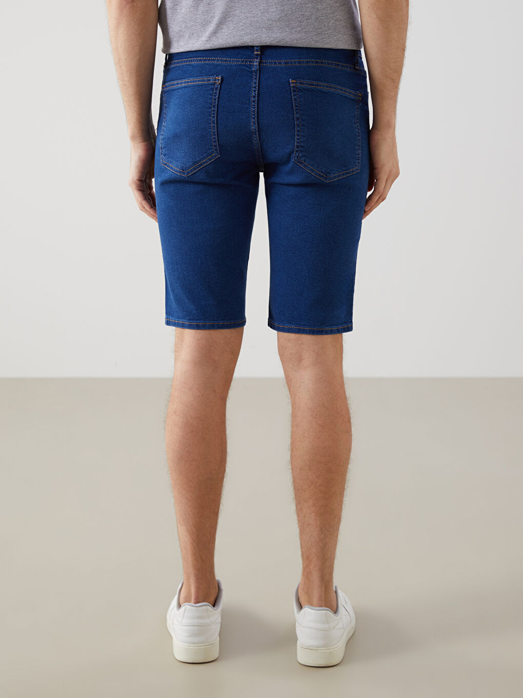 Super Skinny Fit Men's Jean Shorts -S5L652Z8-507